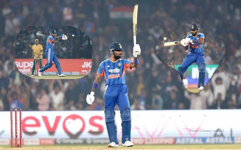   پہلے ٹی ٹوئنٹی میں بھارتی آل راؤنڈرہاردک پانڈیا کی ریکارڈ بلےبازی 